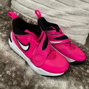 Nike Kids Pink and Black Sneakers